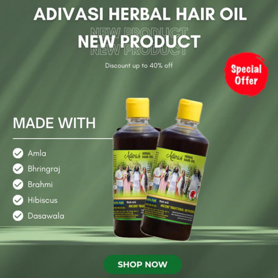 Adivasi Herbal Hair Oil